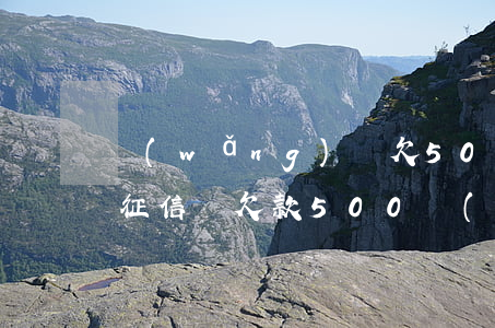 網(wǎng)貸欠500會(huì)上征信嗎(欠款500會(huì)上征信嗎)