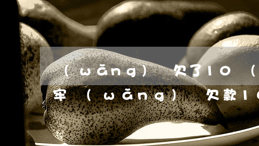 網(wǎng)貸欠了10萬(wàn)坐牢(網(wǎng)貸欠款10萬(wàn)無(wú)力償還坐牢)