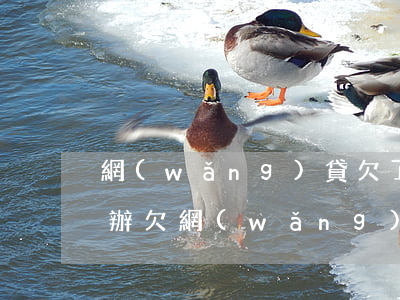 網(wǎng)貸欠了10萬還不起了怎么辦(欠網(wǎng)貸10萬不還會(huì)怎么樣)