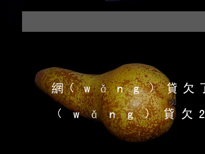 網(wǎng)貸欠了2千多塊要起訴我(網(wǎng)貸欠2千多被起訴)