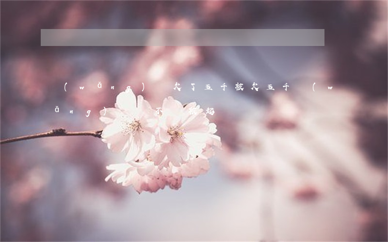 網(wǎng)貸欠了五千被(欠五千網(wǎng)貸會不會被起訴)
