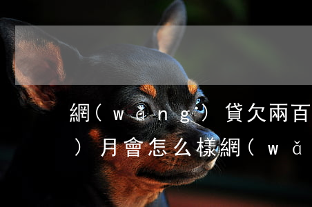 網(wǎng)貸欠兩百塊逾期一個(gè)月會怎么樣(網(wǎng)貸逾期一百多塊錢嚴(yán)重嗎)