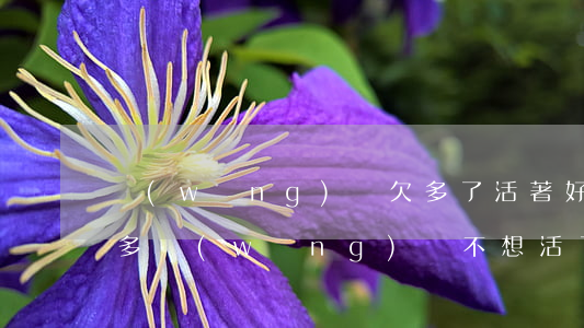 網(wǎng)貸欠多了 活著好累呀(欠了很多網(wǎng)貸不想活了)