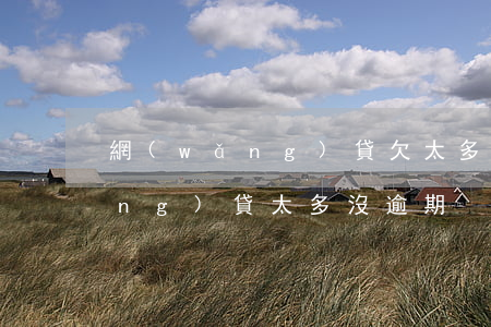 網(wǎng)貸欠太多而且逾期(網(wǎng)貸太多沒逾期)