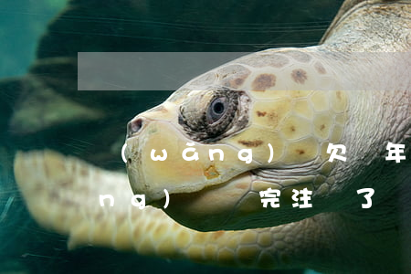 網(wǎng)貸欠幾年就會注銷(網(wǎng)貸還完注銷了還有問題嗎)