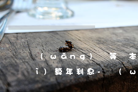 網(wǎng)貸等額本息還款如何計(jì)算年利息-網(wǎng)貸等額本息還款如何計(jì)算年利息多少