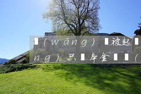 網(wǎng)貸被起訴了可以申請(qǐng)只還本金嗎(網(wǎng)貸被起訴了可以申請(qǐng)只還本金嗎)