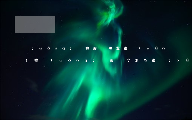 網(wǎng)貸被起訴哪里查詢(xún)(被網(wǎng)貸起訴了怎么查詢(xún))