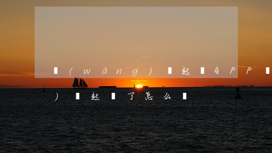 網(wǎng)貸起訴APP(網(wǎng)貸起訴了怎么辦)