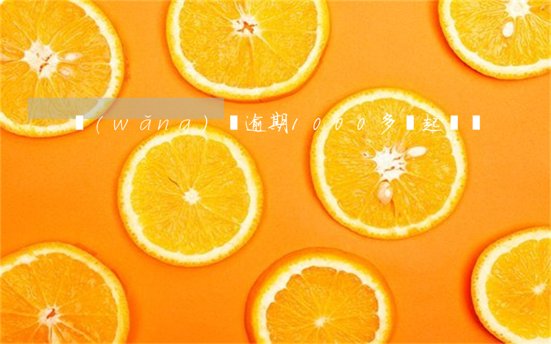 網(wǎng)貸逾期1000多會起訴嗎