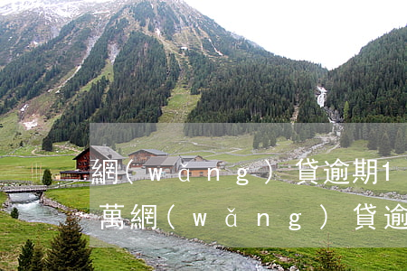 網(wǎng)貸逾期11年后成交額(10萬網(wǎng)貸逾期兩年了)