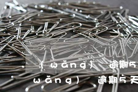 網(wǎng)貸逾期5天還了怎么辦(網(wǎng)貸逾期5天嚴重嗎)