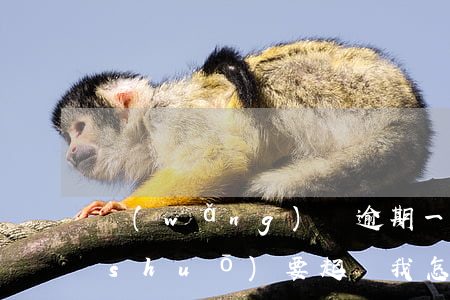 網(wǎng)貸逾期一個(gè)月說(shuō)要起訴我怎么辦-網(wǎng)貸逾期一個(gè)月說(shuō)要起訴我怎么辦呢