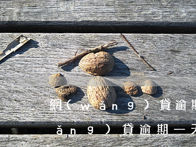 網(wǎng)貸逾期一天上征信么(網(wǎng)貸逾期一天會(huì)上征信么)