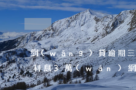 網(wǎng)貸逾期三個(gè)月多少利息(3萬(wàn)網(wǎng)貸逾期一年是多少利息)
