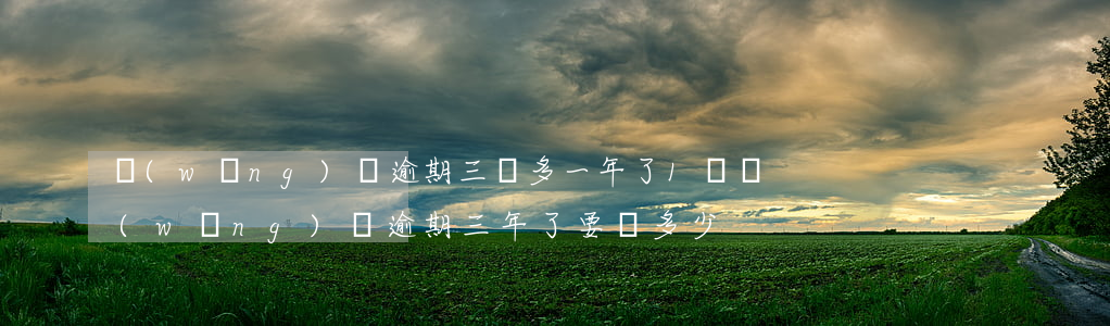 網(wǎng)貸逾期三萬多一年了(1萬網(wǎng)貸逾期三年了要還多少)