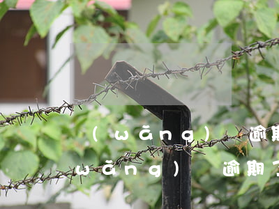 網(wǎng)貸逾期了一天怎么辦(我網(wǎng)貸逾期了一天怎么辦)