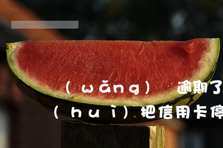 網(wǎng)貸逾期了會(huì)不會(huì)把信用卡停了 網(wǎng)貸逾期會(huì)停用銀行卡