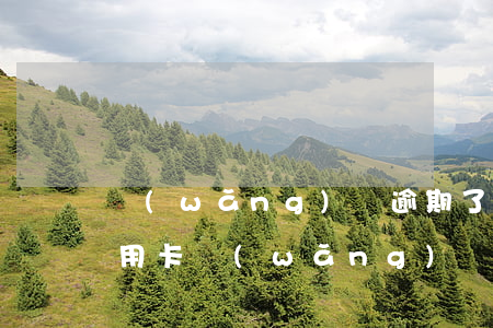 網(wǎng)貸逾期了為什么還能辦理信用卡(網(wǎng)貸逾期還可以辦理信用卡嗎?)
