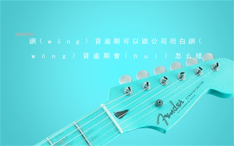 網(wǎng)貸逾期可以跟公司坦白(網(wǎng)貸逾期會(huì)怎么樣)