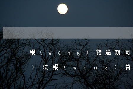 網(wǎng)貸逾期同步陽光執(zhí)法(網(wǎng)貸逾期網(wǎng)上公布)