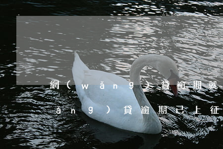網(wǎng)貸逾期就上征信ma(網(wǎng)貸逾期已上征信該怎么辦)
