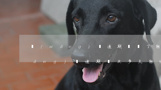 網(wǎng)貸逾期幾個了能再貸(網(wǎng)貸逾期兩次多久能恢復(fù))