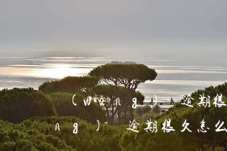 網(wǎng)貸逾期很久怎么辦 網(wǎng)貸逾期很久怎么辦啊