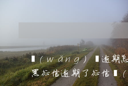 網(wǎng)貸逾期怎樣會(huì)拉黑征信(逾期了征信會(huì)被拉黑嗎)