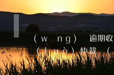 網(wǎng)貸逾期收到網(wǎng)絡(luò)仲裁(網(wǎng)貸逾期被仲裁機構(gòu)立案了怎么處理)