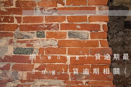 網(wǎng)貸逾期最佳處理方法(網(wǎng)貸逾期相關(guān)法律知識)