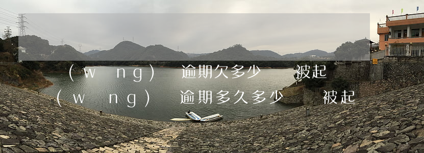 網(wǎng)貸逾期欠多少錢會被起訴（網(wǎng)貸逾期多久多少錢會被起訴）