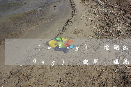 網(wǎng)貸逾期法院受理流程(網(wǎng)貸逾期處理流程時間)