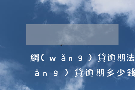 網(wǎng)貸逾期法院支持利息(網(wǎng)貸逾期多少錢可以起訴)