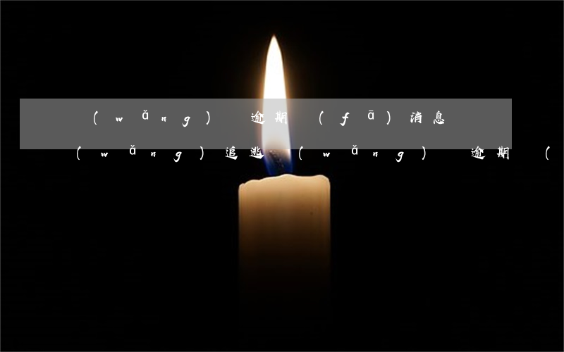 網(wǎng)貸逾期發(fā)消息掛網(wǎng)追逃(網(wǎng)貸逾期發(fā)消息掛網(wǎng)追逃)