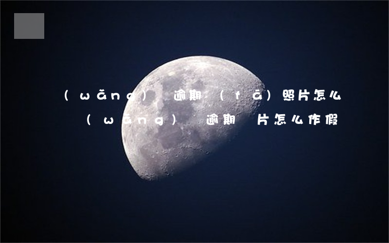 網(wǎng)貸逾期發(fā)照片怎么辦(網(wǎng)貸逾期圖片怎么作假)