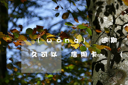 網(wǎng)貸逾期結(jié)清了多久可以辦信用卡-網(wǎng)貸逾期結(jié)清了多久可以辦信用卡了