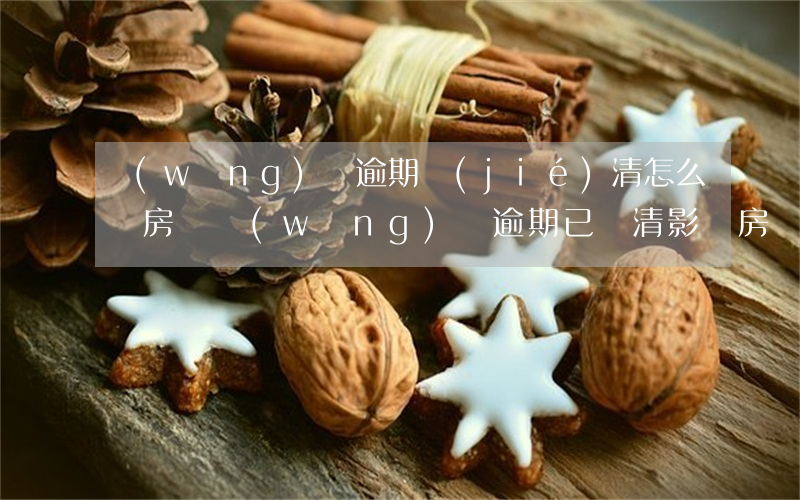 網(wǎng)貸逾期結(jié)清怎么辦房貸(網(wǎng)貸逾期已還清影響房貸嗎)