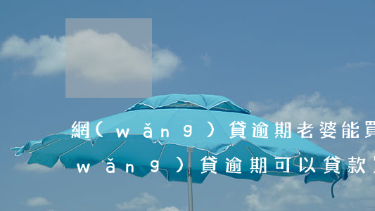 網(wǎng)貸逾期老婆能買房嗎(有網(wǎng)貸逾期可以貸款買房嗎)