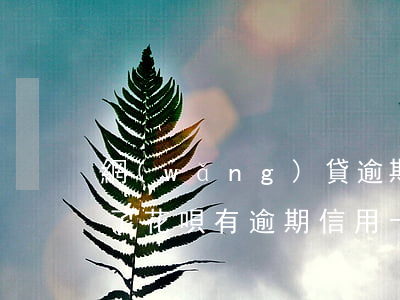 網(wǎng)貸逾期花唄信用卡都不能用了(花唄有逾期信用卡可以辦嗎)