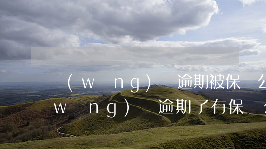 網(wǎng)貸逾期被保險公司代償(網(wǎng)貸逾期了,有保險公司代償會怎么樣)