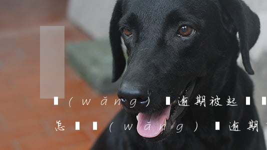網(wǎng)貸逾期被起訴會(huì)怎樣（網(wǎng)貸逾期了被起訴的條件）