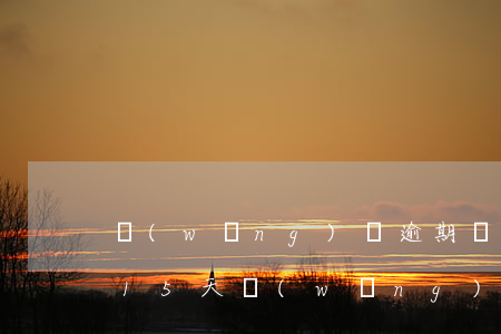 網(wǎng)貸逾期說(shuō)拘留15天(網(wǎng)貸逾期15天有事嗎)