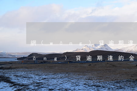 網(wǎng)貸逾期違約金怎么算(網(wǎng)貸逾期違約金一般百分之多少)
