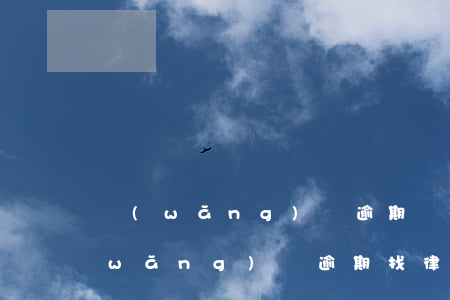 網(wǎng)貸逾期還能不能找工作(網(wǎng)貸逾期找律師有用嗎)
