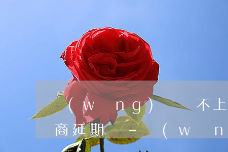 網(wǎng)貸還不上可以協(xié)商延期嗎-網(wǎng)貸還不上可以協(xié)商延期嗎