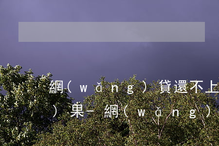 網(wǎng)貸還不上最壞的結(jié)果-網(wǎng)貸還不上最壞的結(jié)果是什么