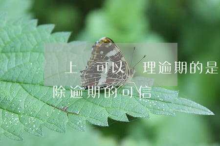 網上說可以處理逾期的是不是真的-網上消除逾期的可信嗎