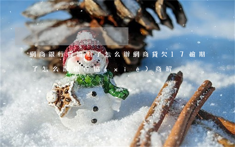 網商銀行貸逾期了怎么辦(網商貸欠17逾期了怎么跟銀行協(xié)商解決)