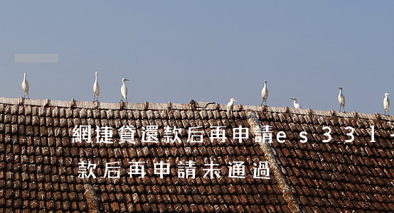 網捷貸還款后再申請es331-網捷貸還款后再申請未通過